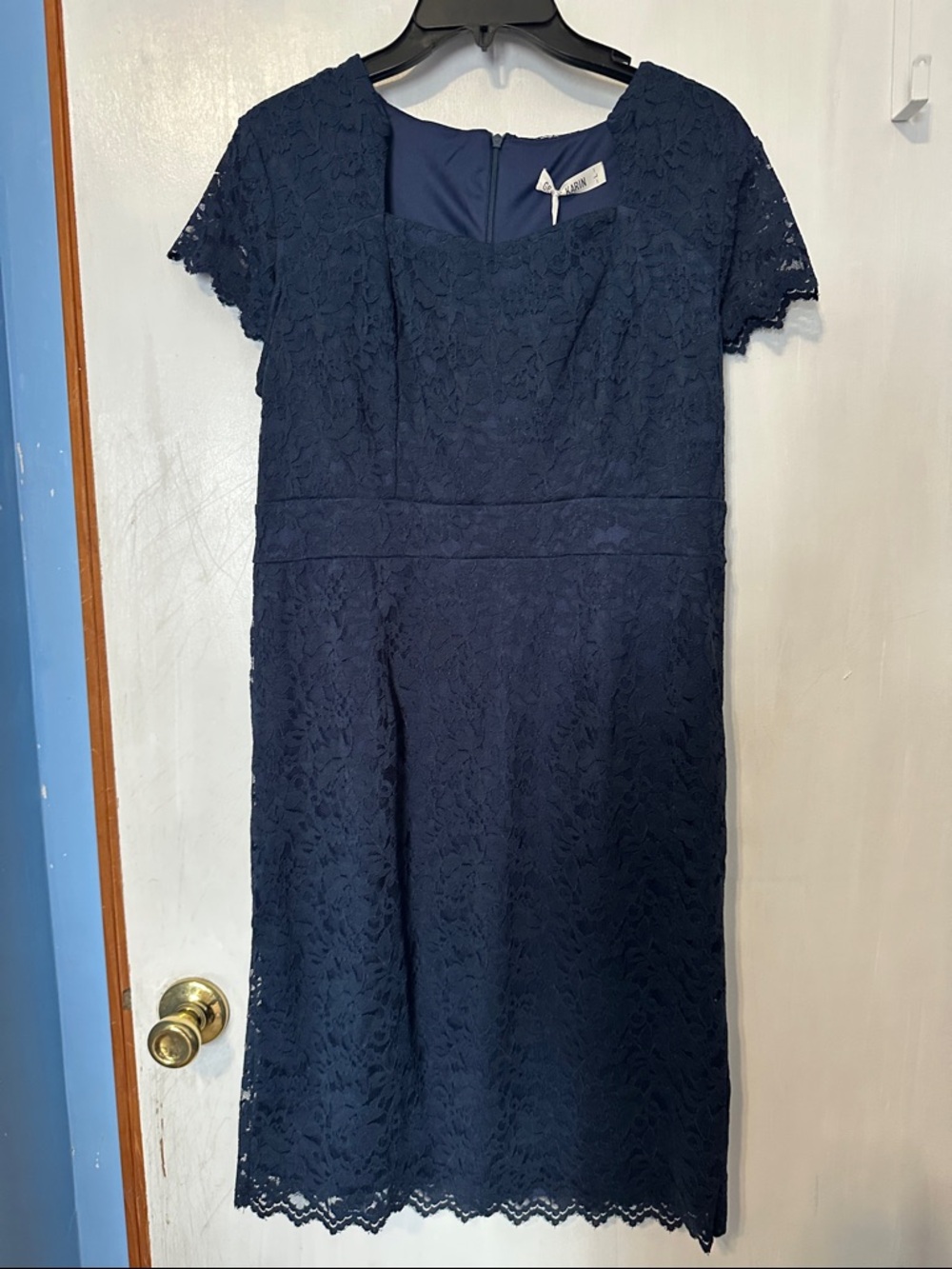 Women’s Navy Blue Grace Karin Cocktail Dress /Wedding Guest, Size Large, NWT